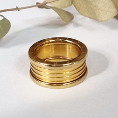 ANILLO ESTILO BVG ENCHAPADO EN ORO K2328 - comprar online