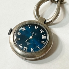 ANTIGUO Y HERMOSO RELOJ COLGANTE EN PLATA 925 FONDO AZUL - comprar online