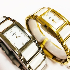 Reloj Junghans Eurotime acero y Ceramica rectangular 37/7350.44 en internet