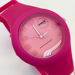 RELOJ EMIT FUCSIA SILICONA MALLA ENTERA E221623