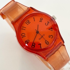 RELOJ CAUCHO ROJO CHICO PROMOCION K14R