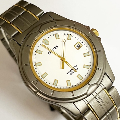 CITIZEN TITANIUN CABALLERO COMBINADO CLASICO COD BK006150L