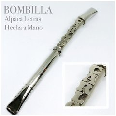 BOMBILLA ANCHA 9mm CON NOMBRE O INICIALES / LETRAS J796 - comprar online