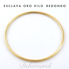 ESCLAVA HILO REDONDO ORO 18 K 7 GR