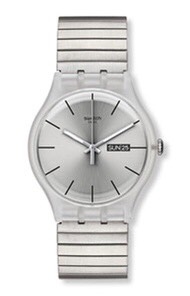 RELOJ SWATCH MISTERY ACERO ELASTIZADO SU07700A