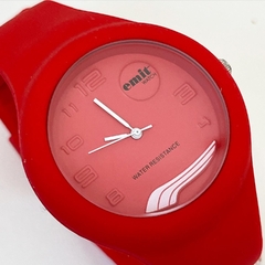 RELOJ EMIT SILICONA MALLA ENTERA COLOR ROJO E221622