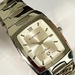 RELOJ ZAFIRO ACERO RECTANGULAR EUROTIME GRADE 11/8039.44