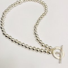 Gargantilla bolitas plata maciza con cierre Tiffany 4248 en internet