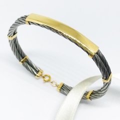 Pulsera NAUTICA ACERO Y ORO 18k Italia 4270 - comprar online