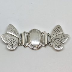 Hebilla mujer Mariposas en plata T3115 - comprar online