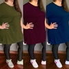 COMBO 3 Camisetas Longline Vestleg Feminina PLUS SIZE 2