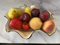 Frutera para frutas Enorme con volados Minimalista - OhMagnoliaKimonos