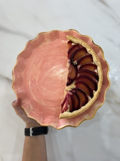 Plato circular para tortas o repostería Rosa - comprar online