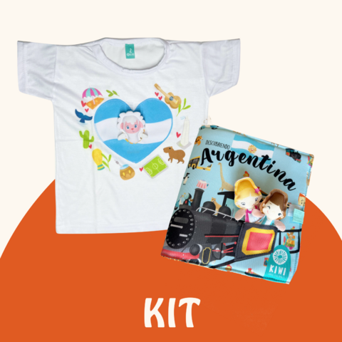 KIT | Libro Descubriendo Argentina + remera