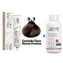 Kit Coloração Itallian Premium 60g + Oxidante Oxi 20vol. - loja online