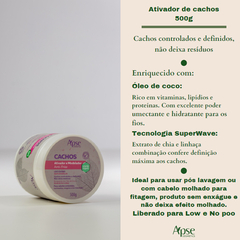 Kit Cachos Ativador 2pçs: Shampoo Cachos 300ml + Ativador Cachos 500gr - loja online