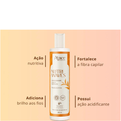 Condicionador Acidificante e Leave in Apice Nutri Waves 300ml na internet