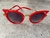 Oculos de Sol Retrô- Vermelho - comprar online