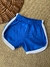 Shorts Suedine Azul com Branco - comprar online