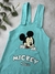 Jardineira Curta Mickey Azul Tiffany - comprar online