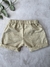 Shorts Bolso Frontal Bege Claro - comprar online