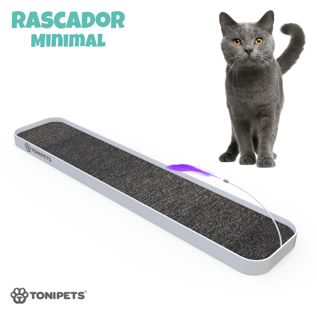 Rascador para gato triángulo con Catnip – IL MIO PET
