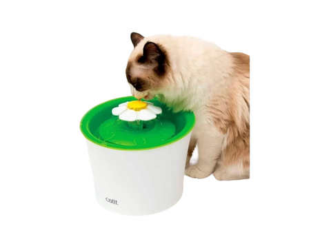 Bebedero Catit Flower Fountain Para Gatos 3 L + 2 Repuestos