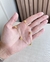 Imagem do Colar gargantilha mini corações trio de pedras cristais em banho ouro