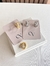 Brinco mini argolinha tripla hastes lisas e cravejada de zircônia em banho ouro e ródio branco - comprar online