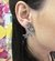 brinco ear cuff navetes cristais coloridos - loja online