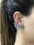 brinco ear cuff navetes cristais coloridos na internet