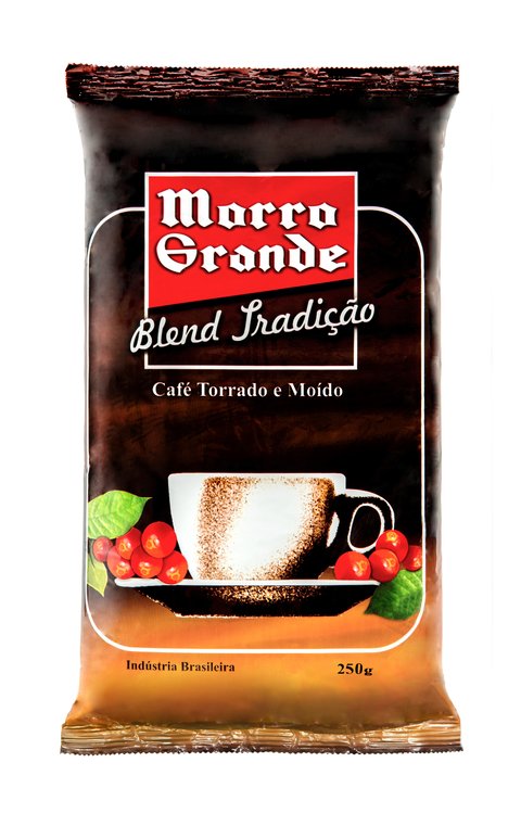 Café Morro Grande Blend Tradição Torrado e Moído - tipo almofada - 250g