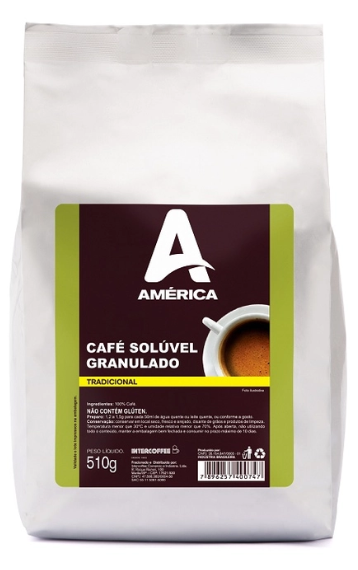 Café Soluvel Granulado América - Tradicional 510g