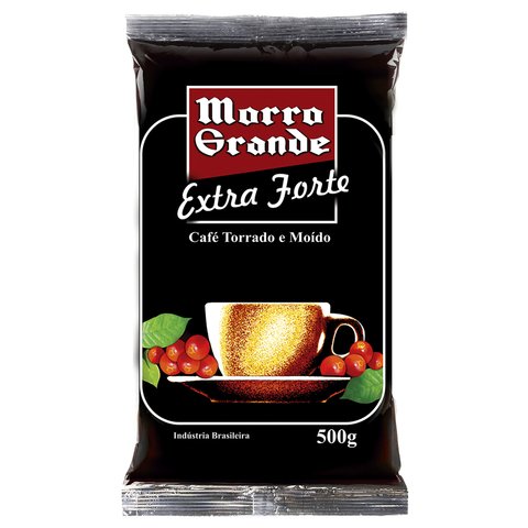 Café Morro Grande Extra Forte Torrado e Moído - tipo almofada - 500g
