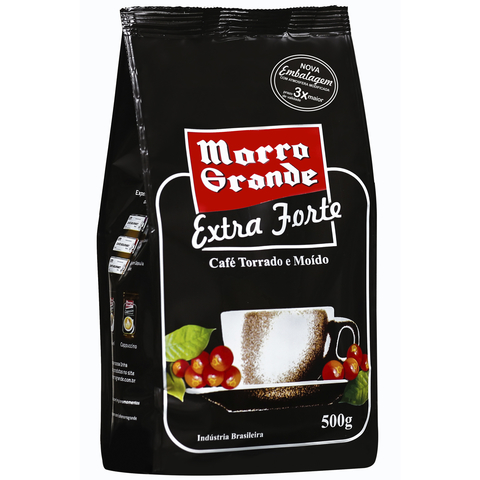 Café Morro Grande Stand Pouch Extra Forte - Café Torrado e Moído 500g