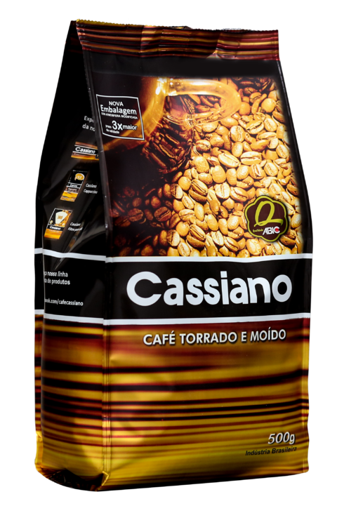 Café Cassiano Stand Pouch - Café Torrado e Moído 500g