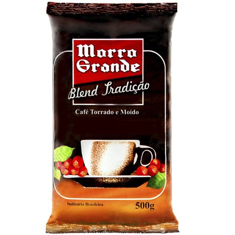 Café Morro Grande Blend Tradição Torrado e Moído - tipo almofada - 500g