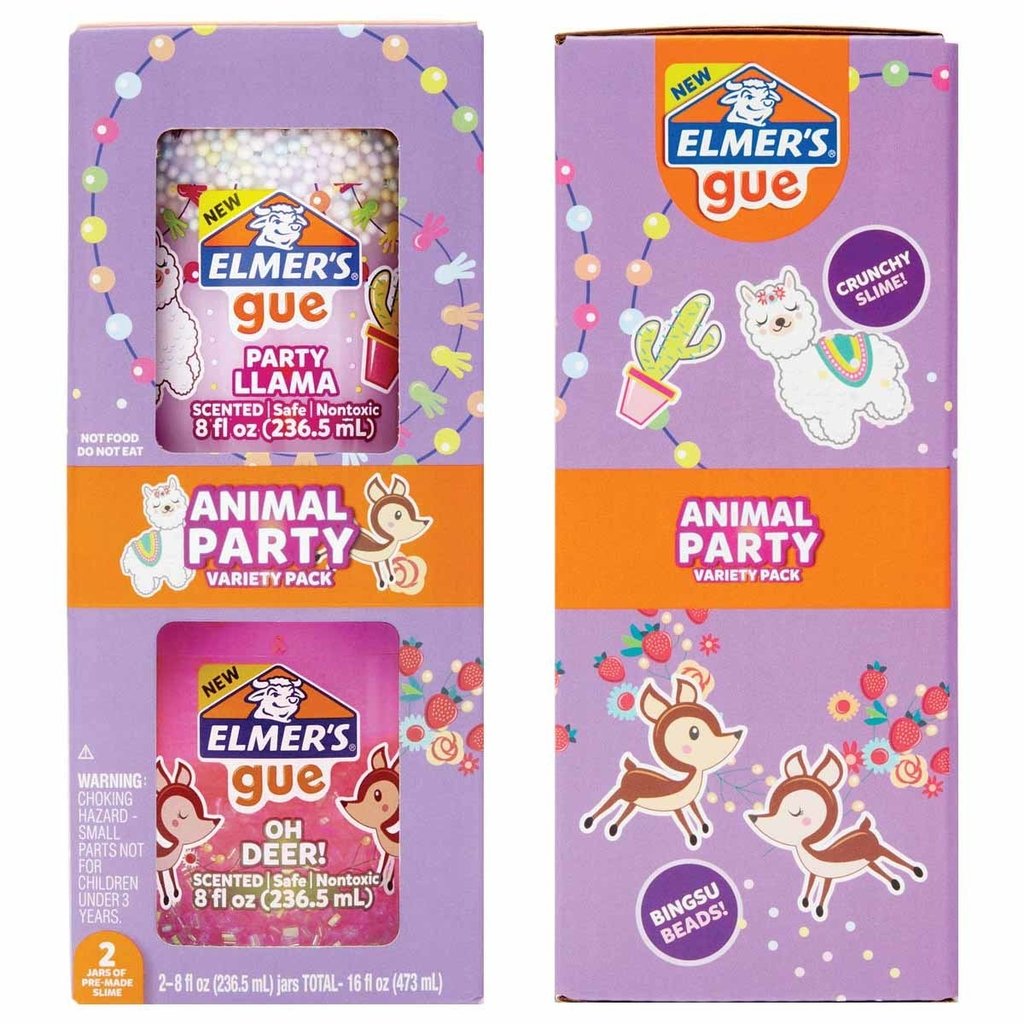 Elmers Gue Animal Party Variety Pack Slime