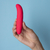 Vibrador Recarregável Go Vibe Gê cor Rosa - 11,5cm x 3cm