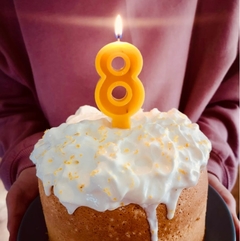 Vela número de Cera de Abeja para Cumpleaños o Aniversario - comprar online