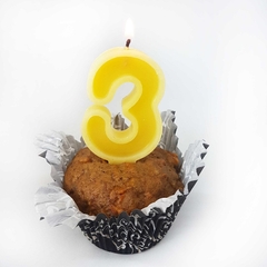 Vela número de Cera de Abeja para Cumpleaños o Aniversario - tienda online