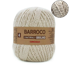 Barroco Natural Brilho 700g Círculo - Arte Fios Joinville