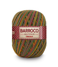 Barroco Multicolor 400g Círculo 452m - Arte Fios Joinville