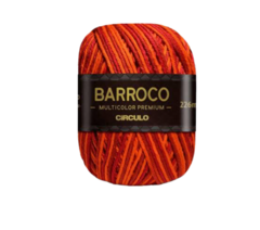 Barroco Multicolor Premium 200g Círculo - Arte Fios Joinville