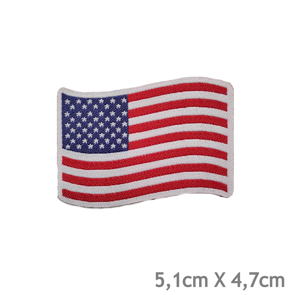 Patch Adesivo para Chapéu Bandeira EUA