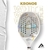 Imagem do Raquete Beach Tennis AMA SPORT KRONOS WHITE CARBONO 3K