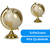 Enfeite Decorativo Globo Terrestre Grande 32cm Dourado - loja online