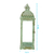 Lanterna Marroquina Metal Vidro Verde light Grande 53x17cm - comprar online