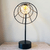 Luminária Decorativa Industrial Preta com Lâmpada Led 35cm - loja online