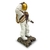 Escultura Astronauta Branco Decoração Resina 22,5x12,5cm - loja online